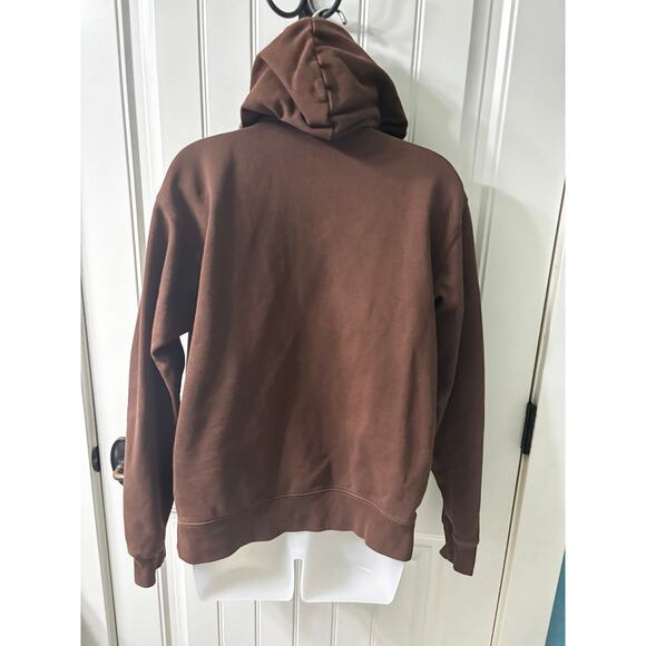 Brandy Melville Casual Brown Zip Hoodie – Cozy Streetwear - Picture 3 of 6